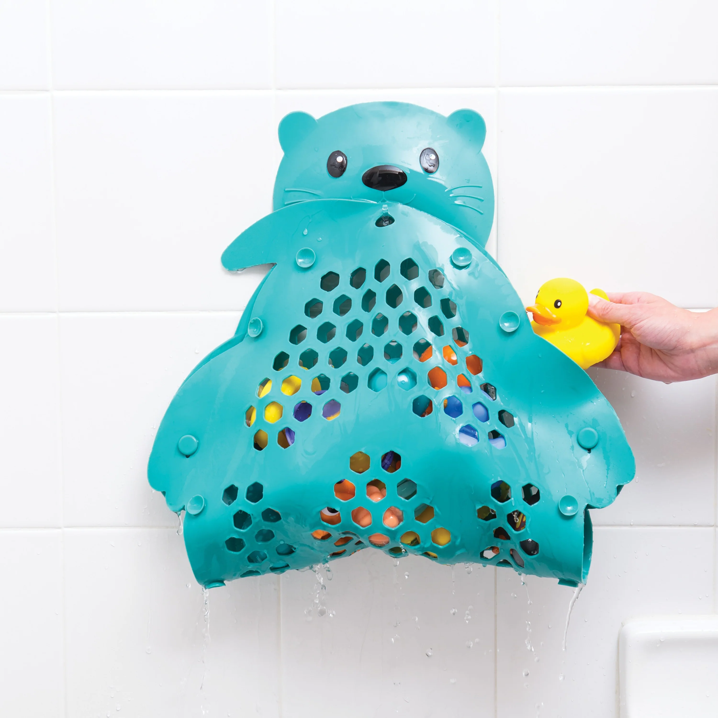 2-In-1 Bath Mat & Storage Basket™ Otter - Image 3