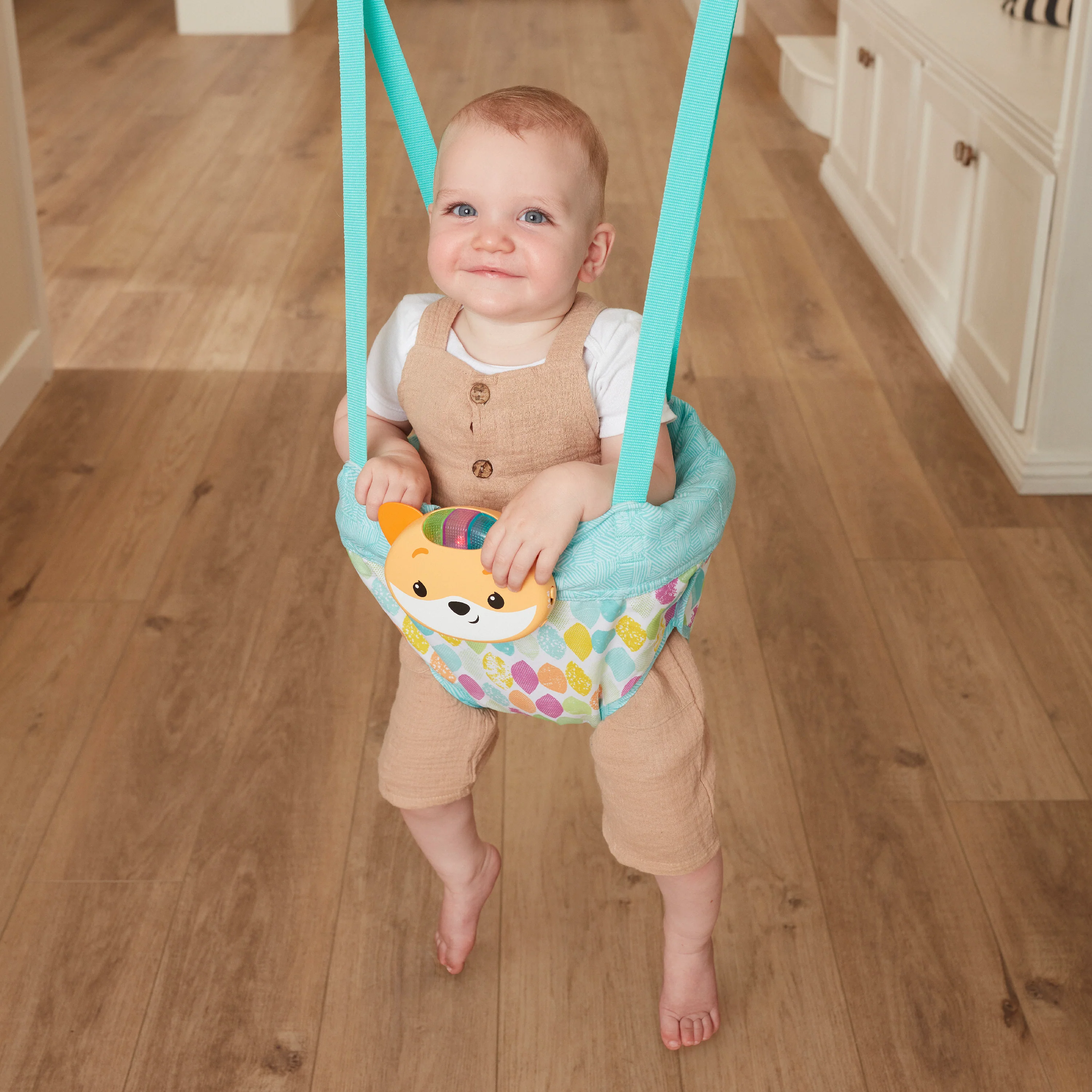 2-in-1 Music & Lights Doorway Jumper - Fox - Image 8