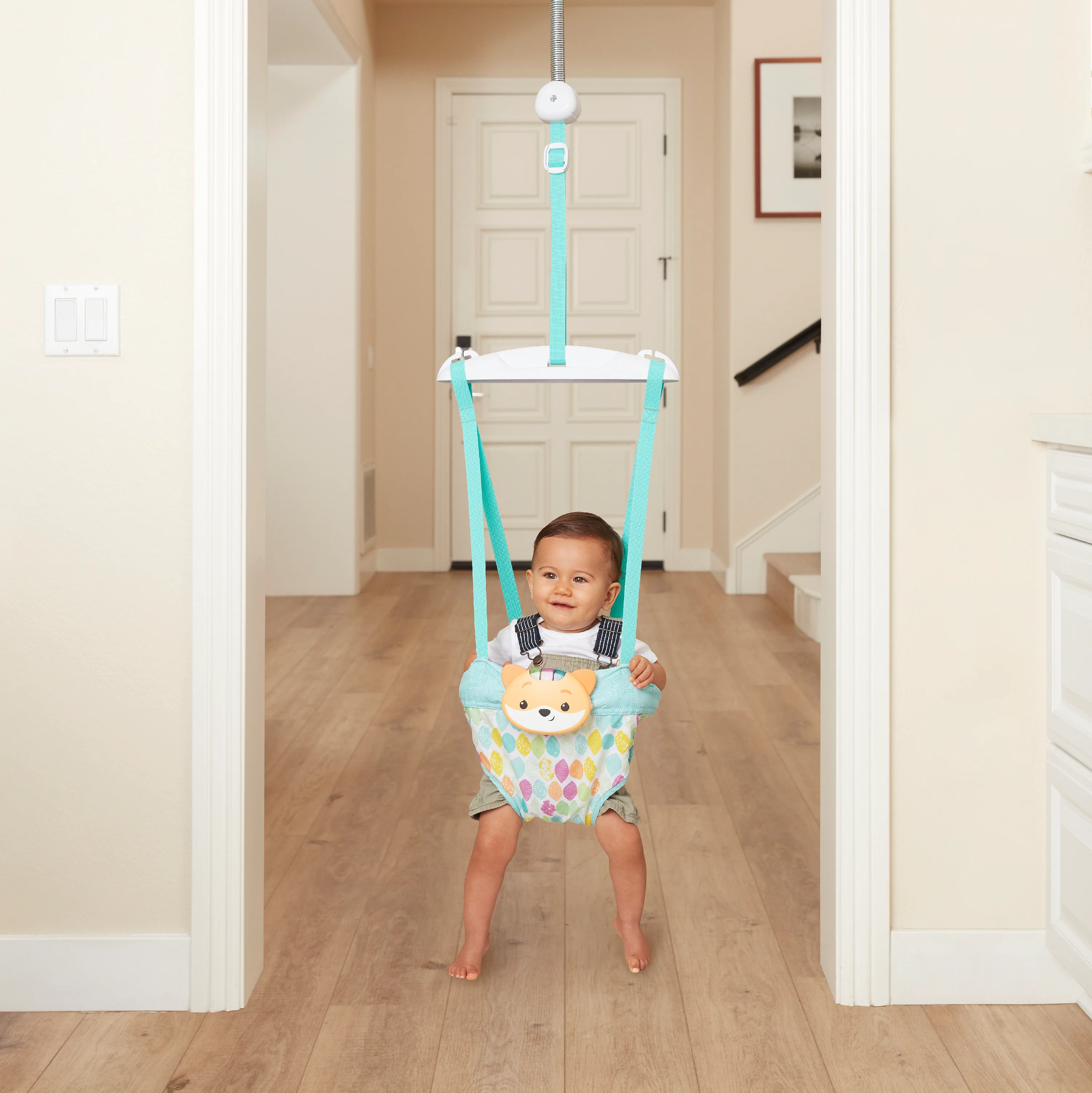 2-in-1 Music & Lights Doorway Jumper - Fox - Image 9
