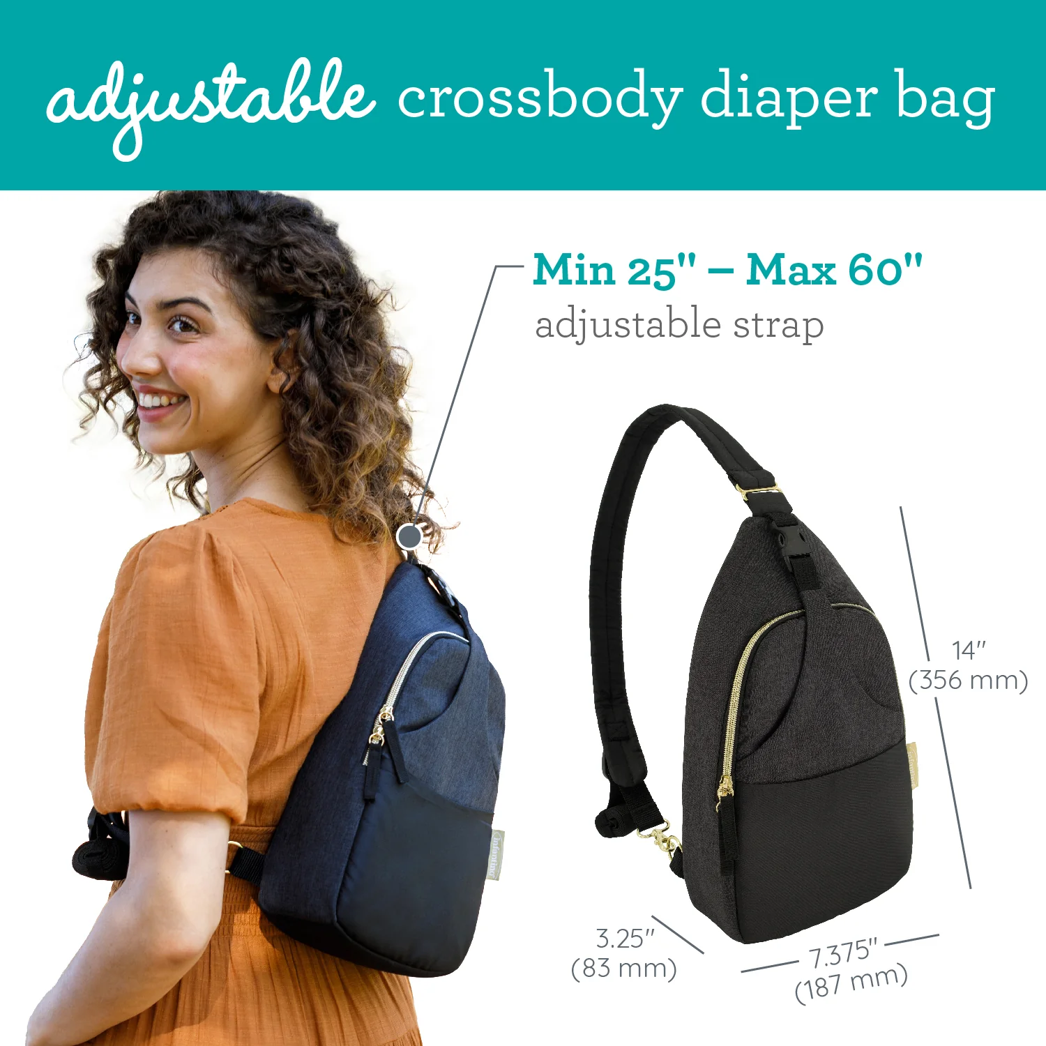 Crossbody Diaper Bag - Image 4