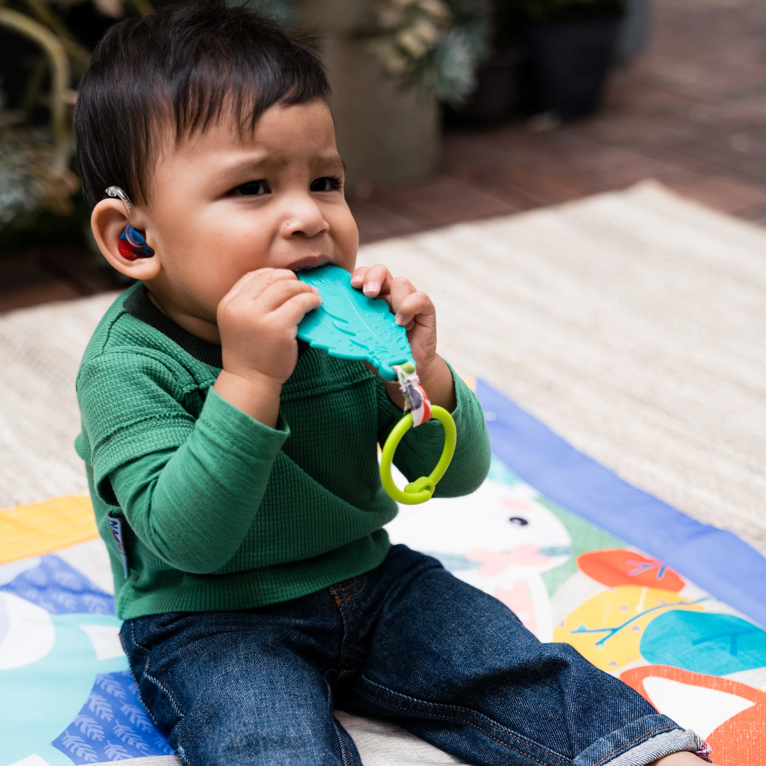 Deluxe Twist & Fold Activity Gym & Play Mat™ Forest - Image 4