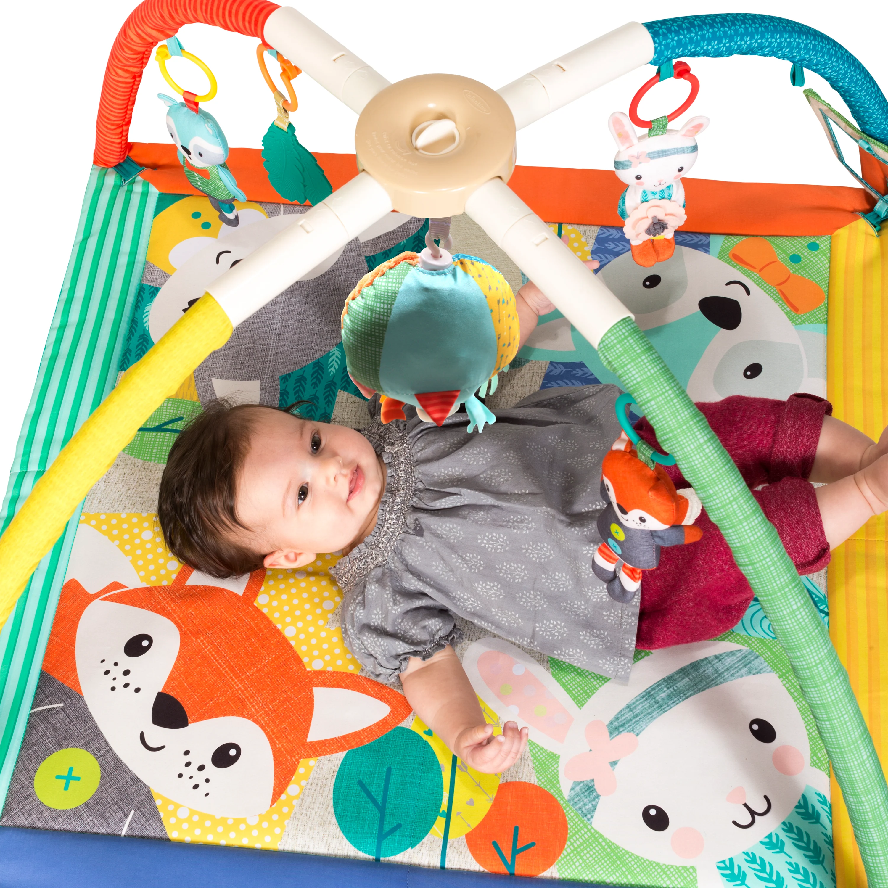 Deluxe Twist & Fold Activity Gym & Play Mat™ Forest - Image 9