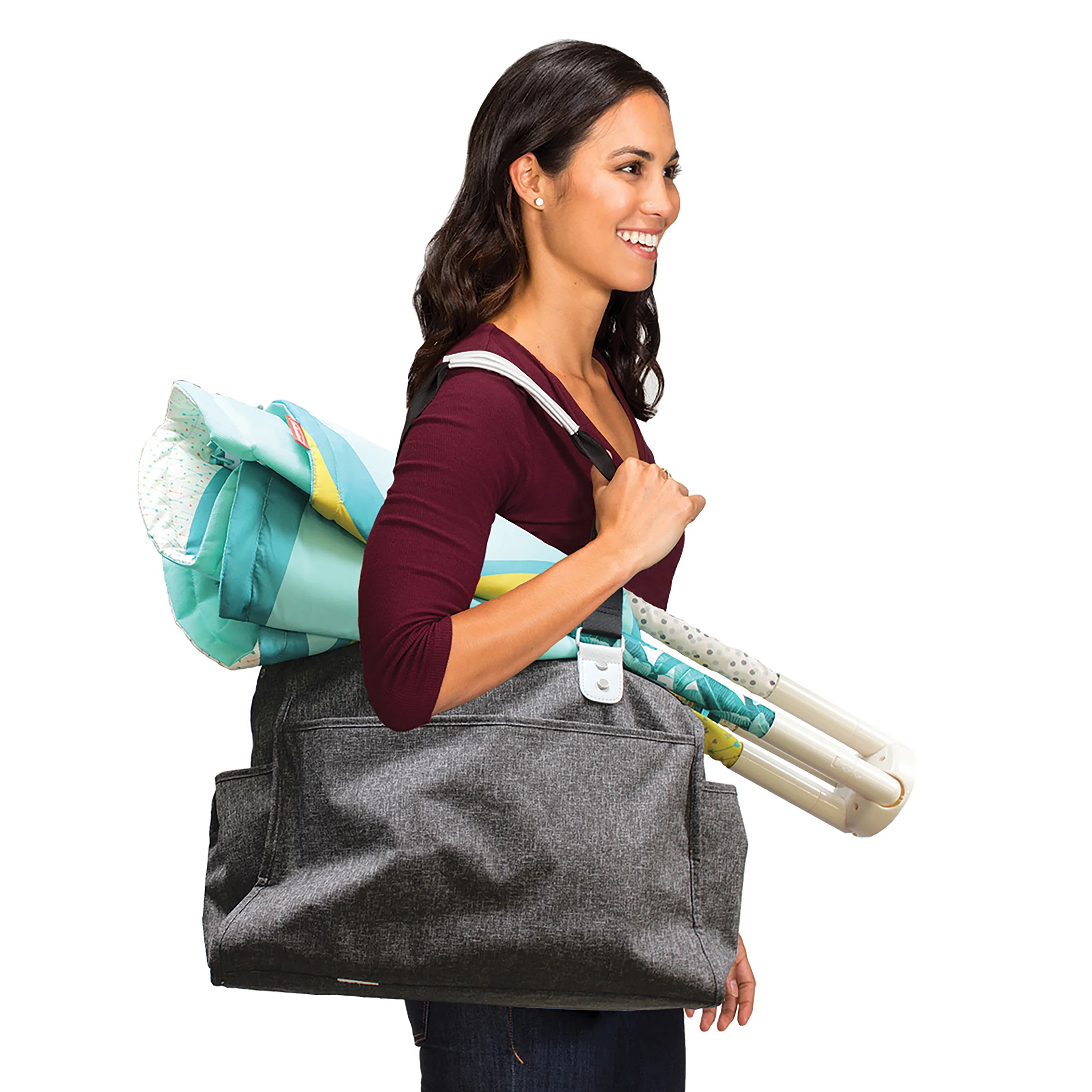 Deluxe Twist & Fold Activity Gym & Play Mat™ Tropical - Image 7