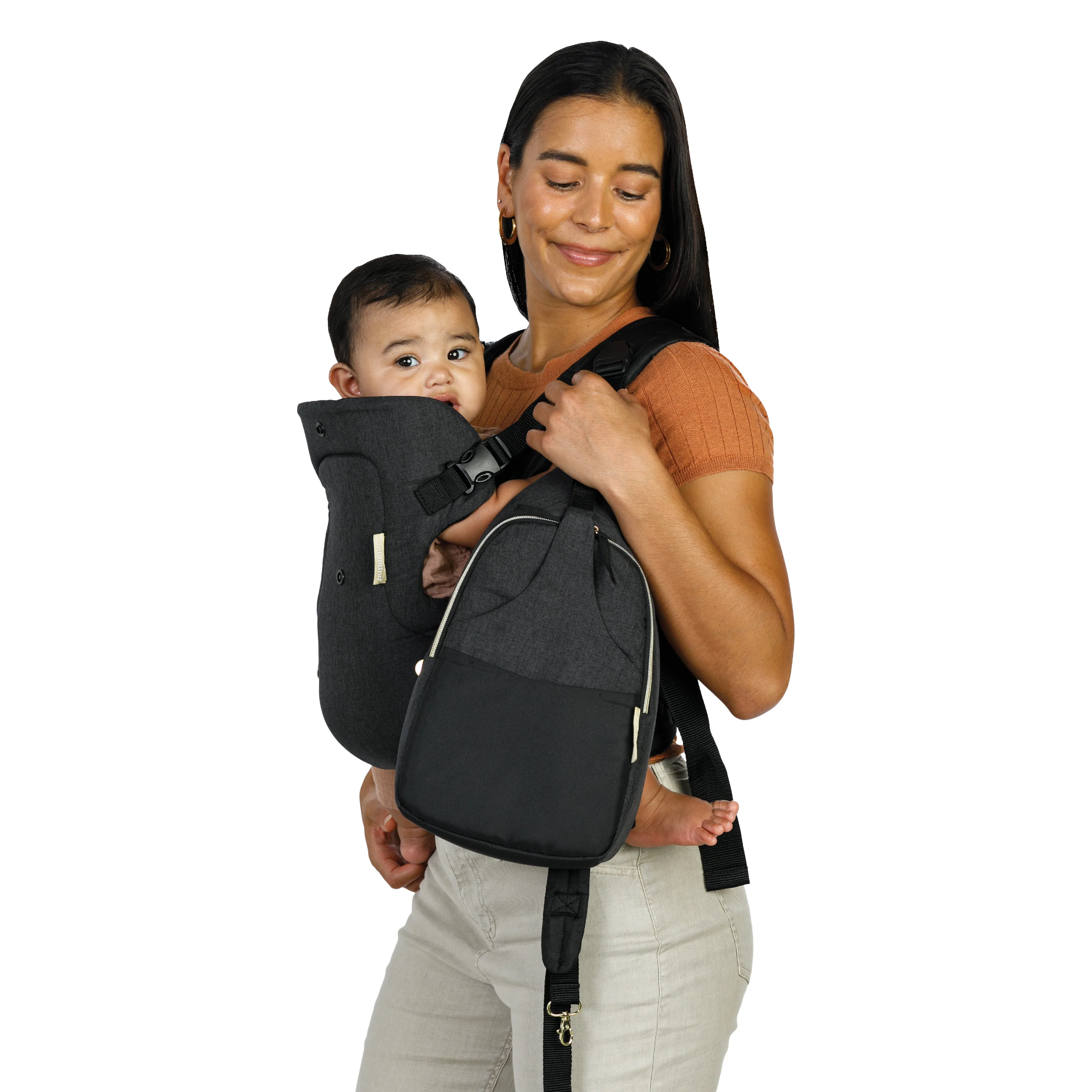 Flip 4-in-1 Convertible Carrier & Crossbody Diaper Bag Set - Image 14