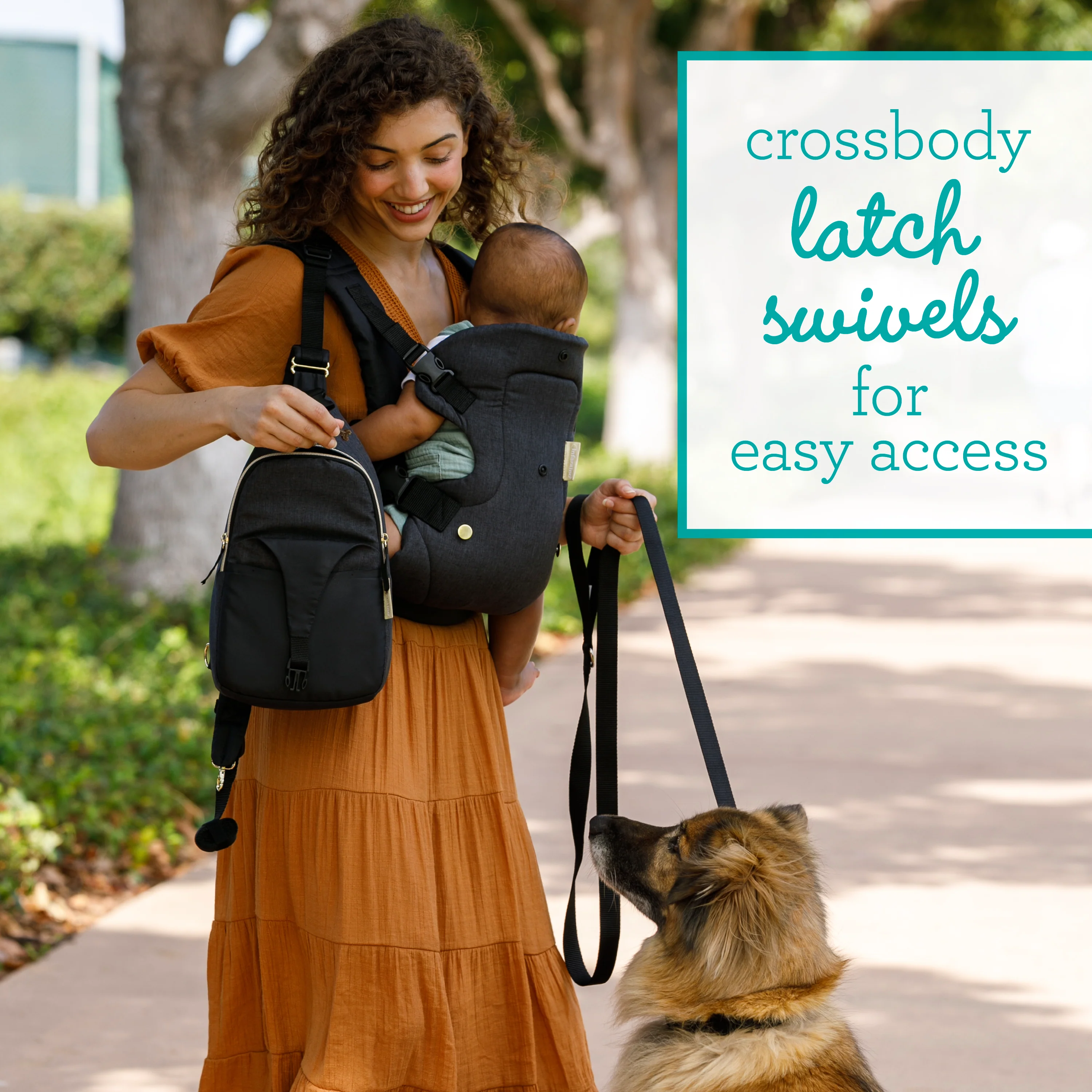 Flip 4-in-1 Convertible Carrier & Crossbody Diaper Bag Set - Image 6