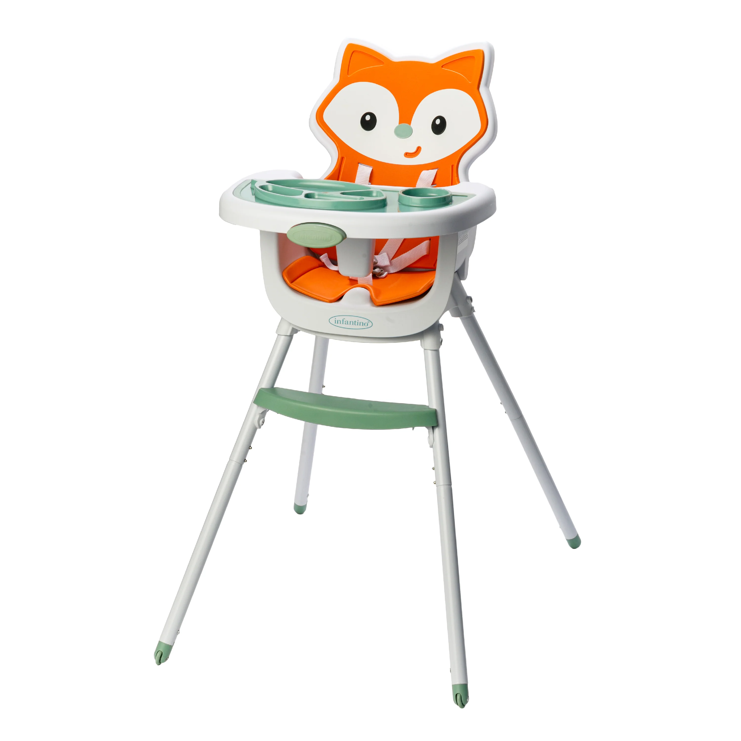 Grow-With-Me 4-in-1 Convertible High Chair - Fox - Image 8
