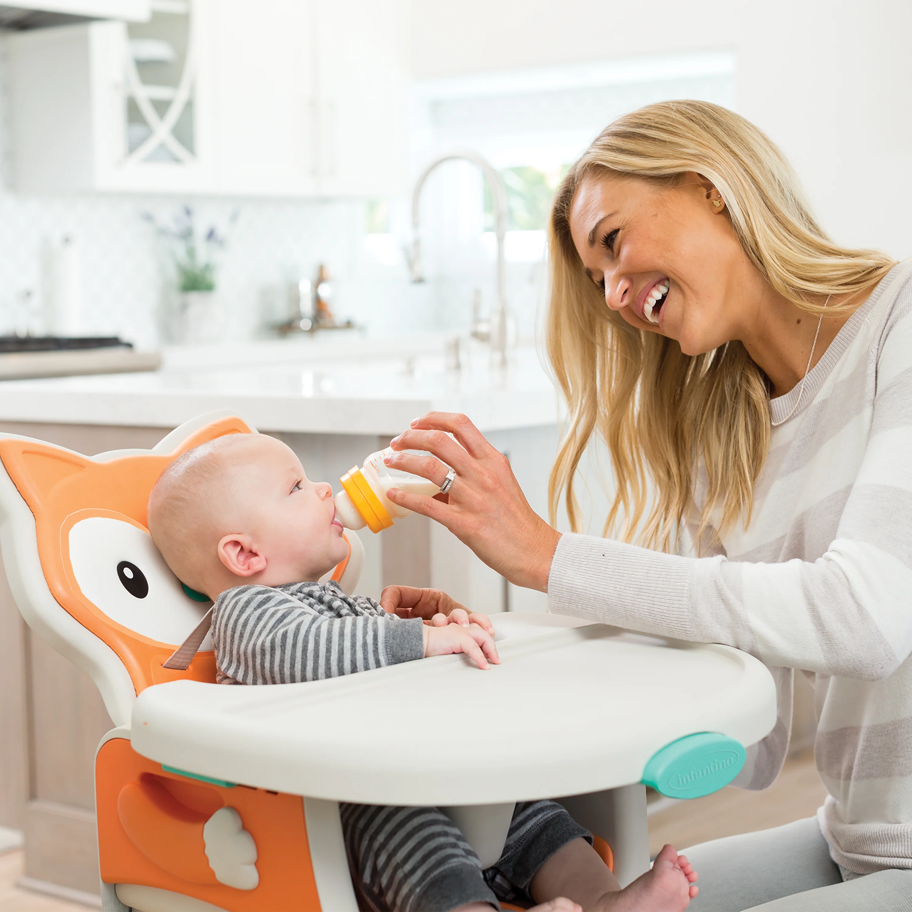 Grow-With-Me 4-in-1 Convertible High Chair - Fox - Image 10