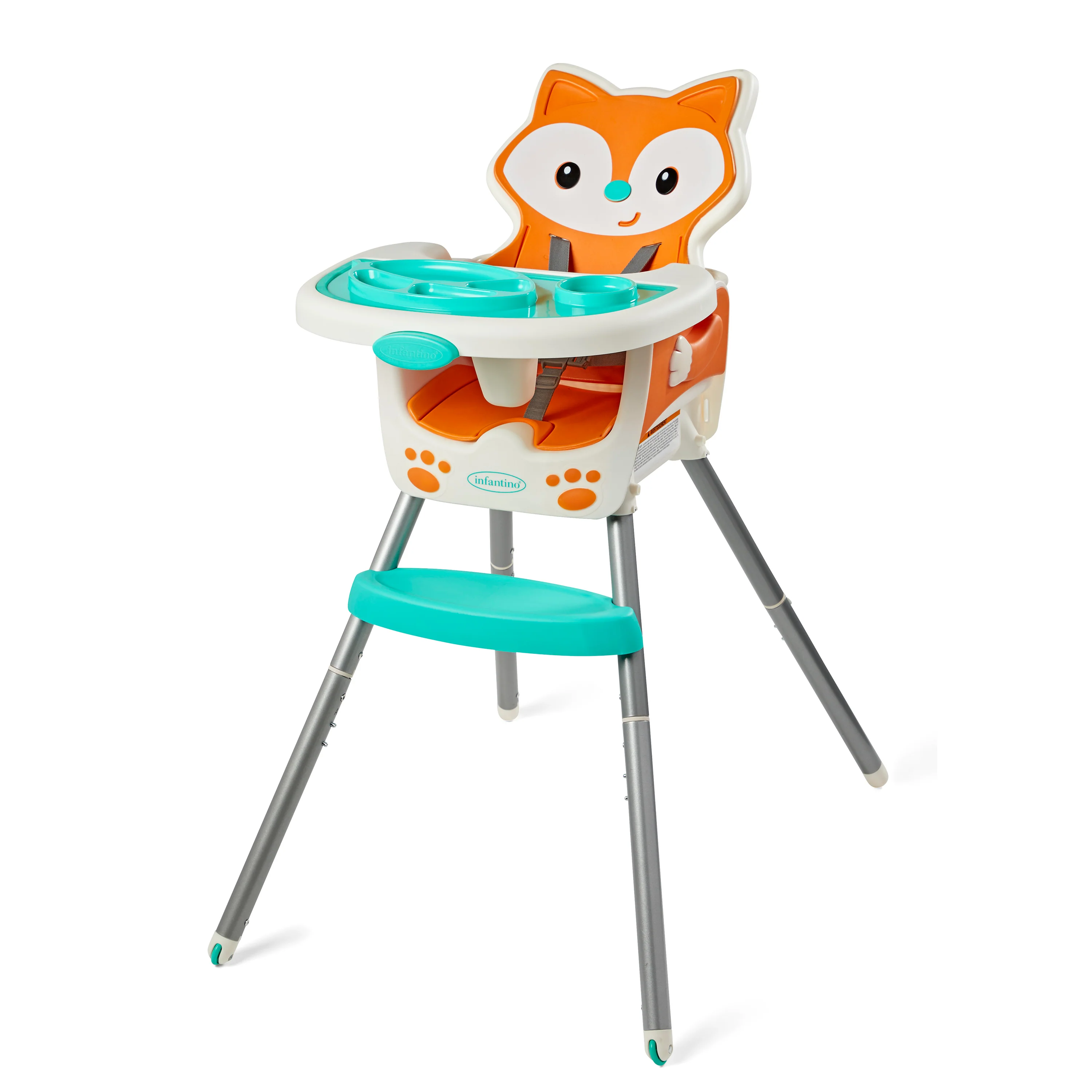Grow-With-Me 4-in-1 Convertible High Chair - Fox - Image 15