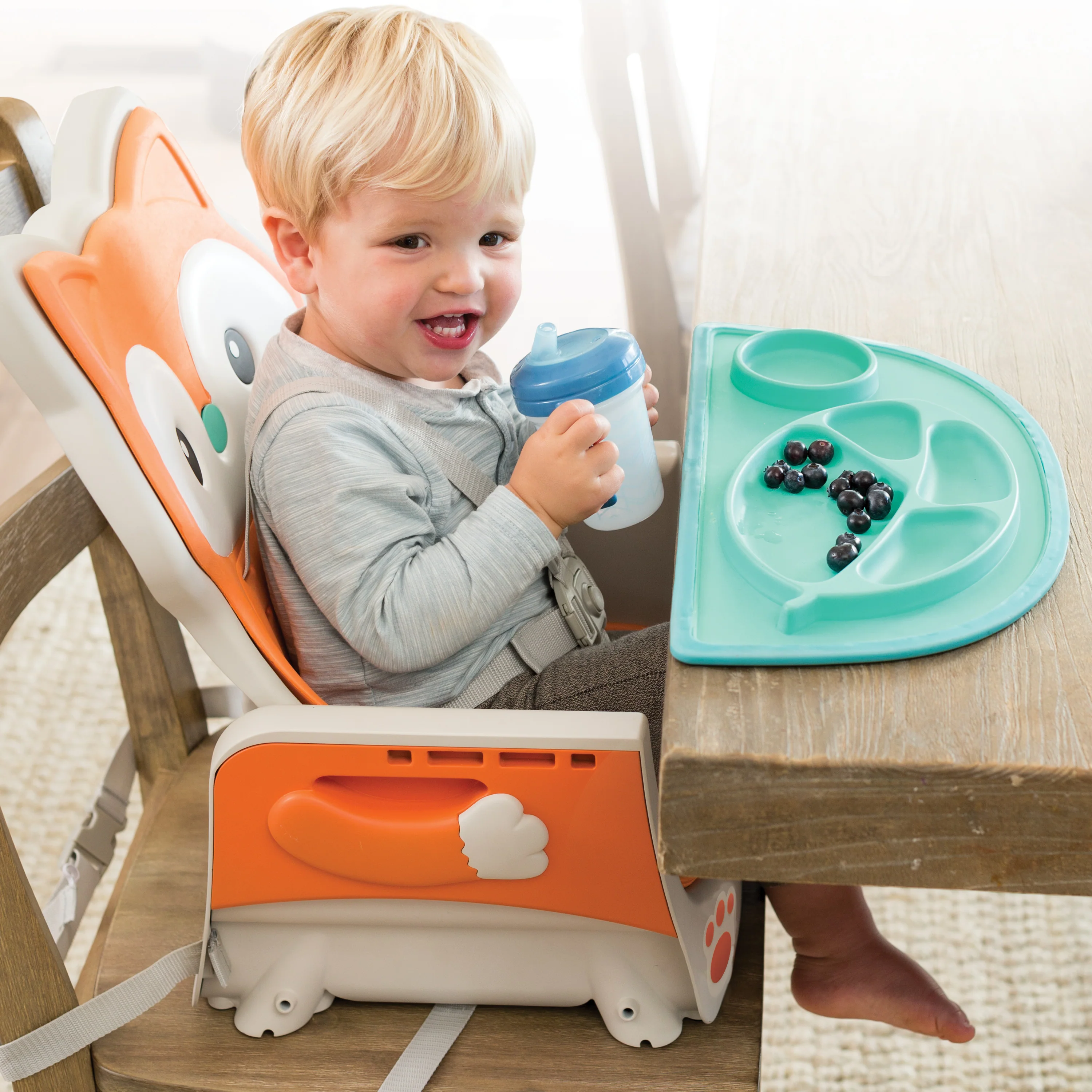 Grow-With-Me 4-in-1 Convertible High Chair - Fox - Image 6