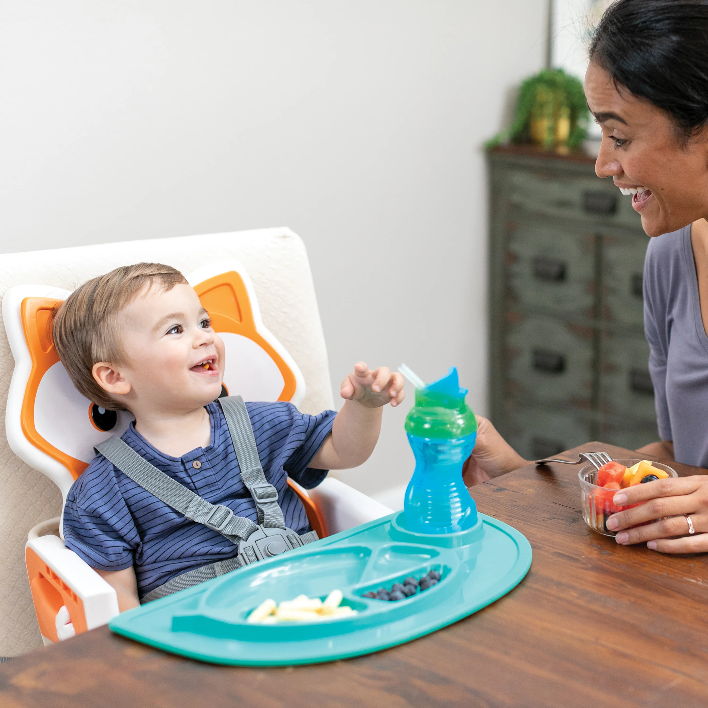 Grow-With-Me 4-in-1 Convertible High Chair - Fox - Image 7