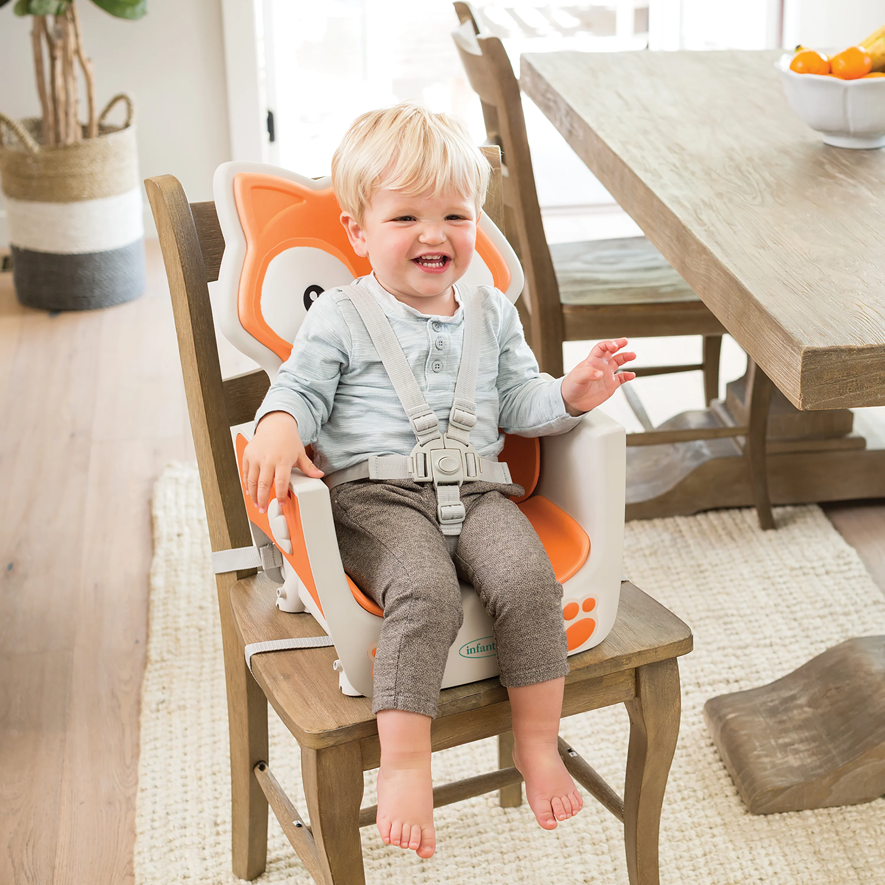 Grow-With-Me 4-in-1 Convertible High Chair - Fox - Image 8