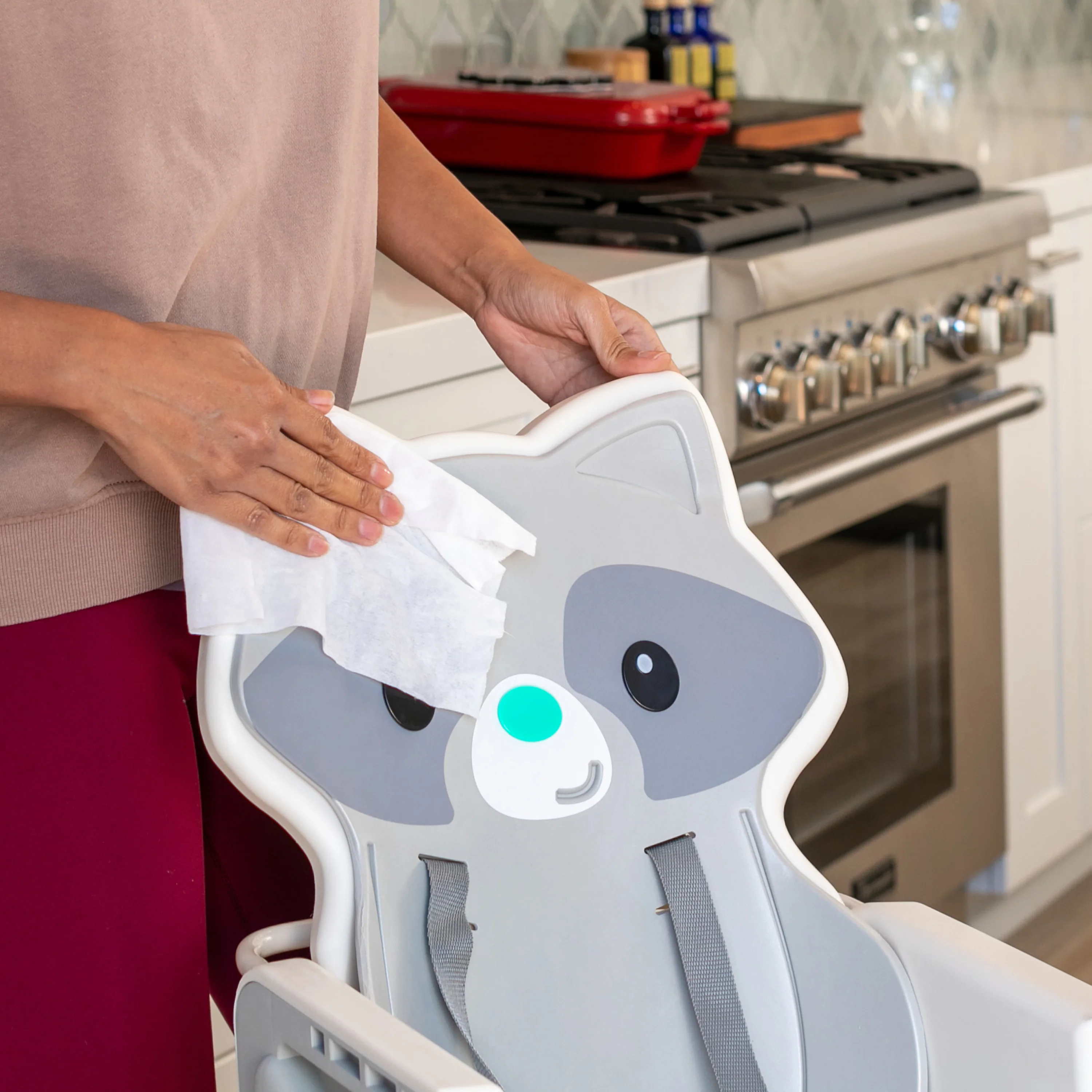 Grow-With-Me 4-in-1 Convertible High Chair - Raccoon - Image 10