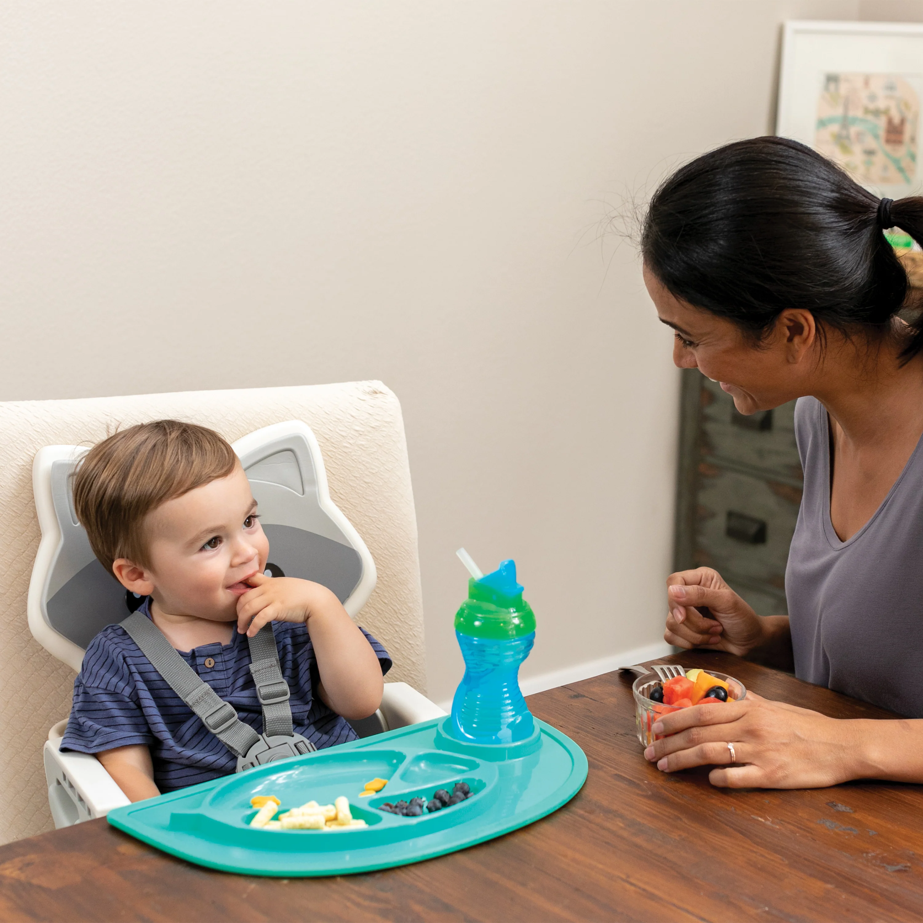 Grow-With-Me 4-in-1 Convertible High Chair - Raccoon - Image 11