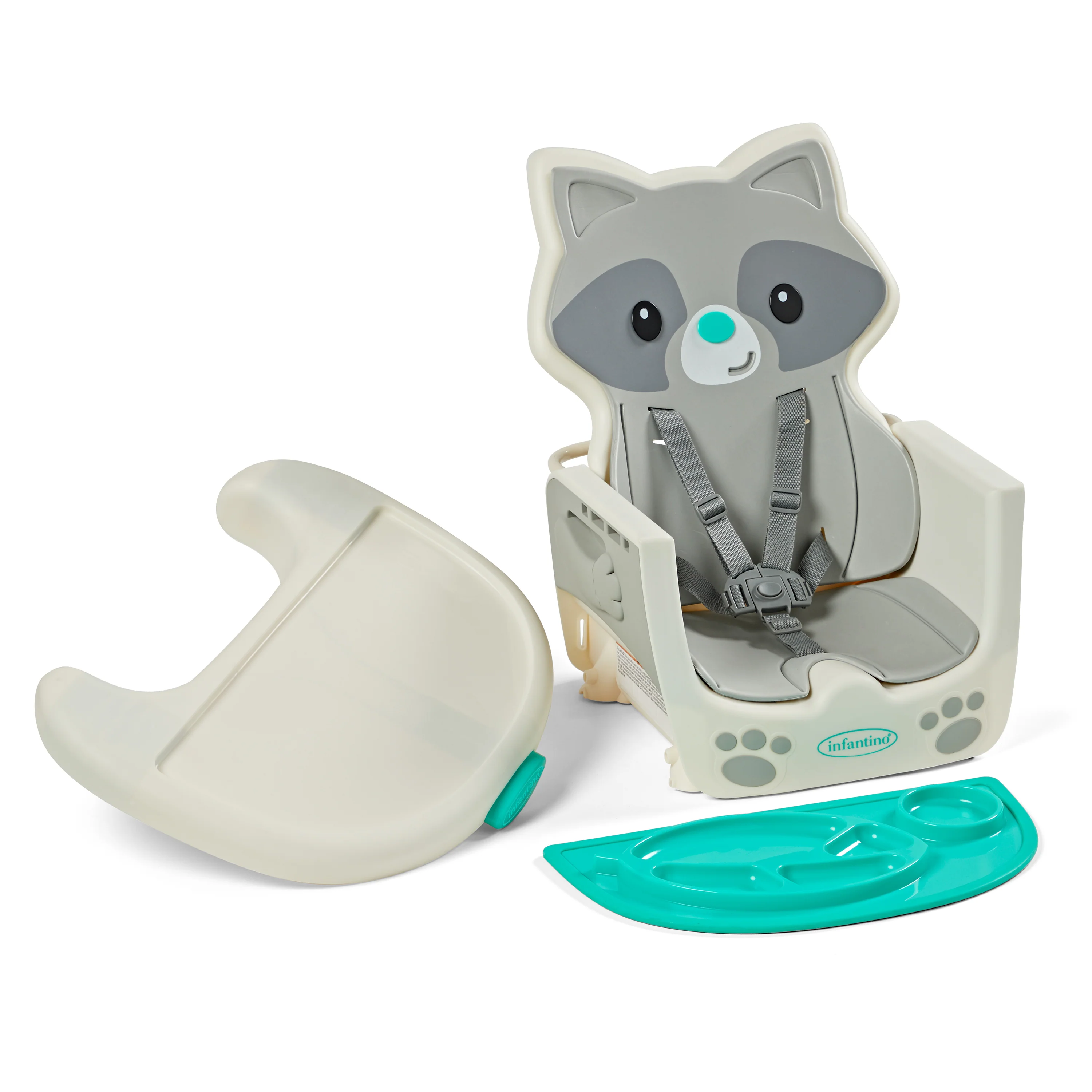 Grow-With-Me 4-in-1 Convertible High Chair - Raccoon - Image 17