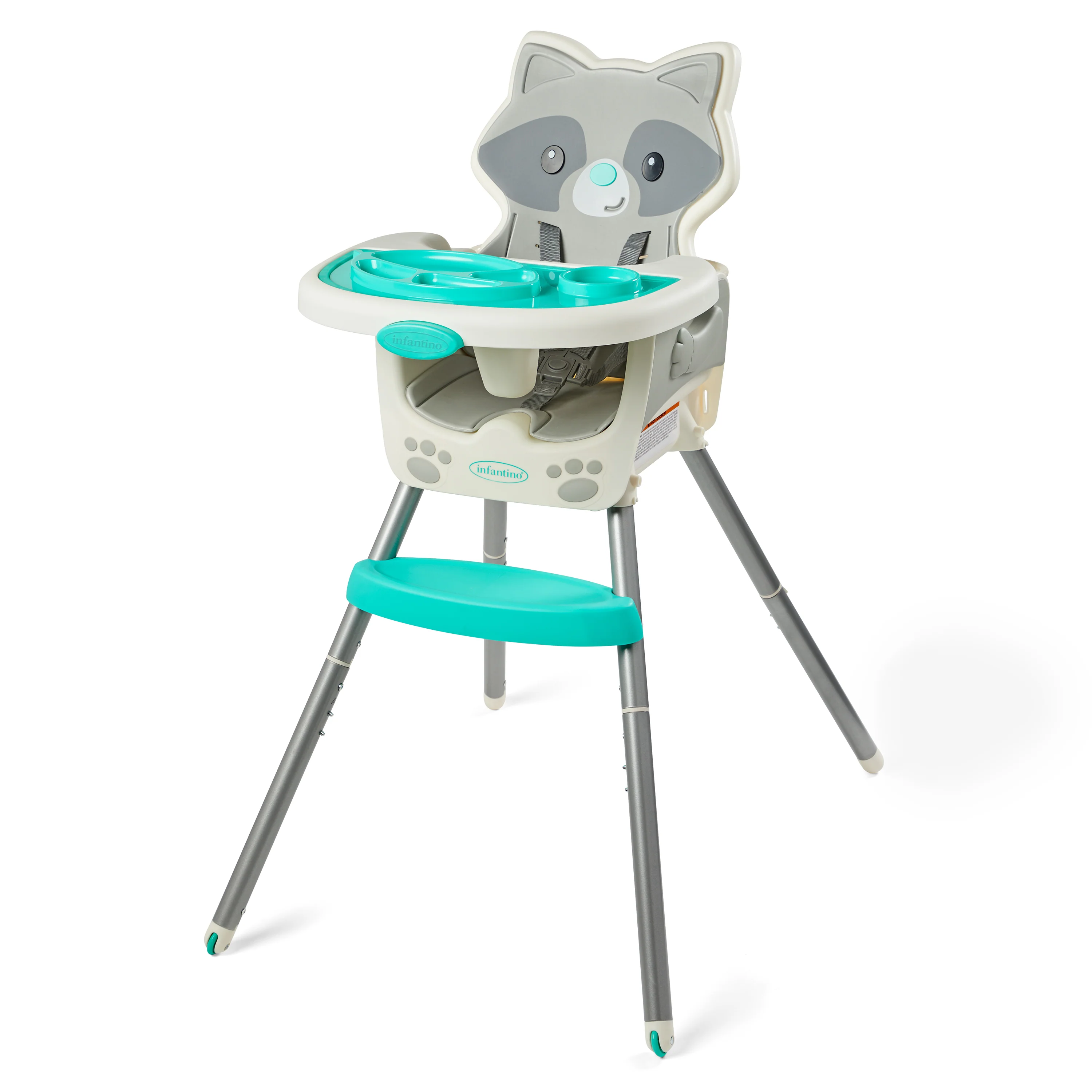 Grow-With-Me 4-in-1 Convertible High Chair - Raccoon - Image 18
