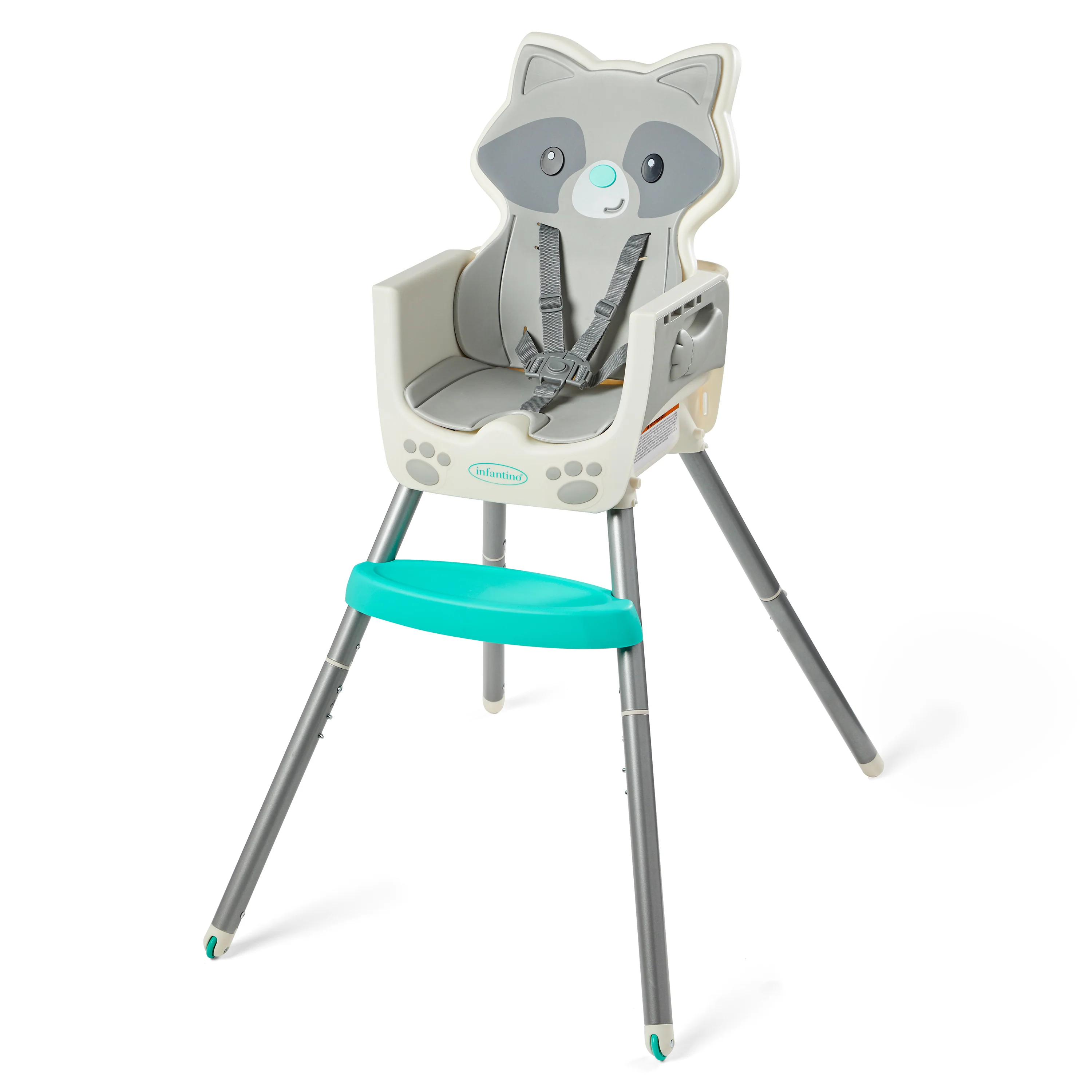 Grow-With-Me 4-in-1 Convertible High Chair - Raccoon - Image 22