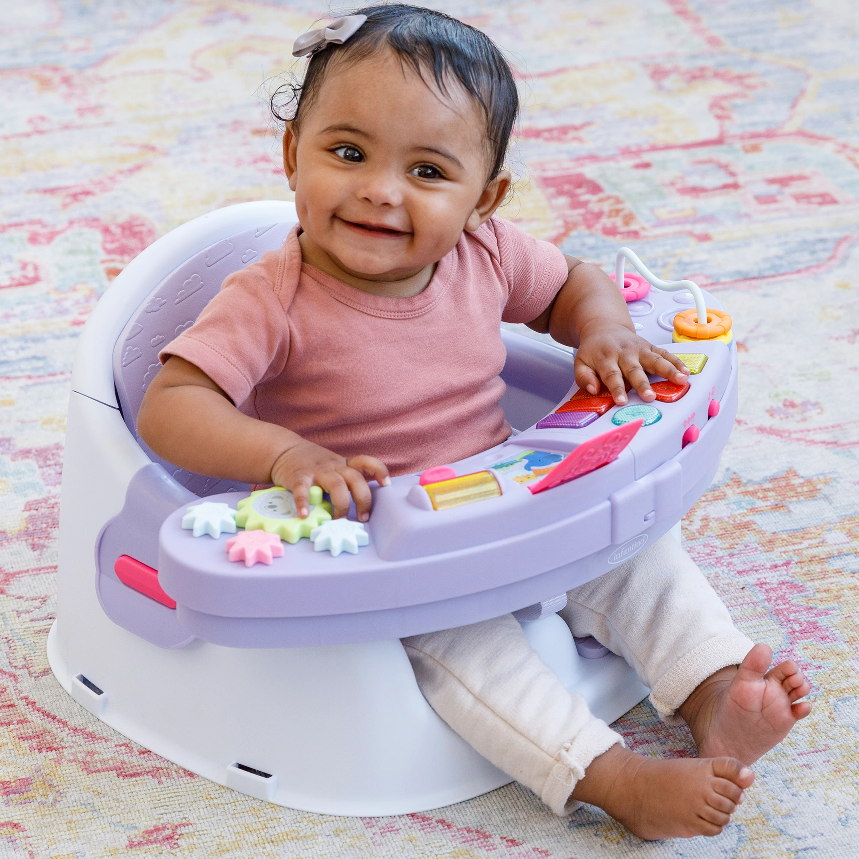 Music & Lights 3-in-1 Discovery Seat & Booster-Lavender - Image 15