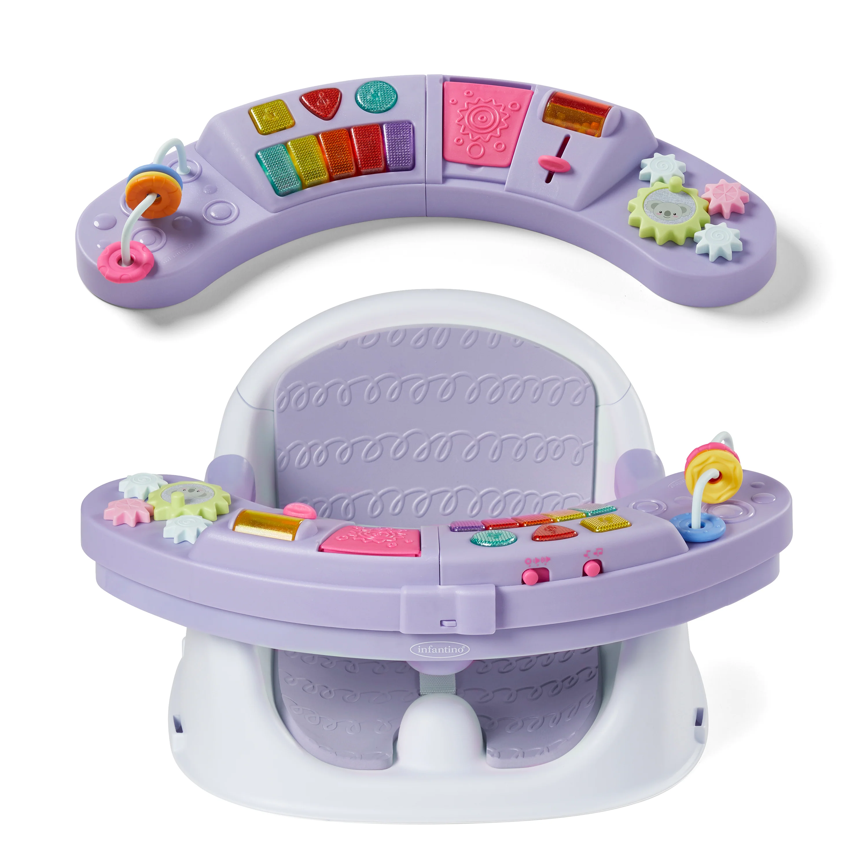 Music & Lights 3-in-1 Discovery Seat & Booster-Lavender - Image 17