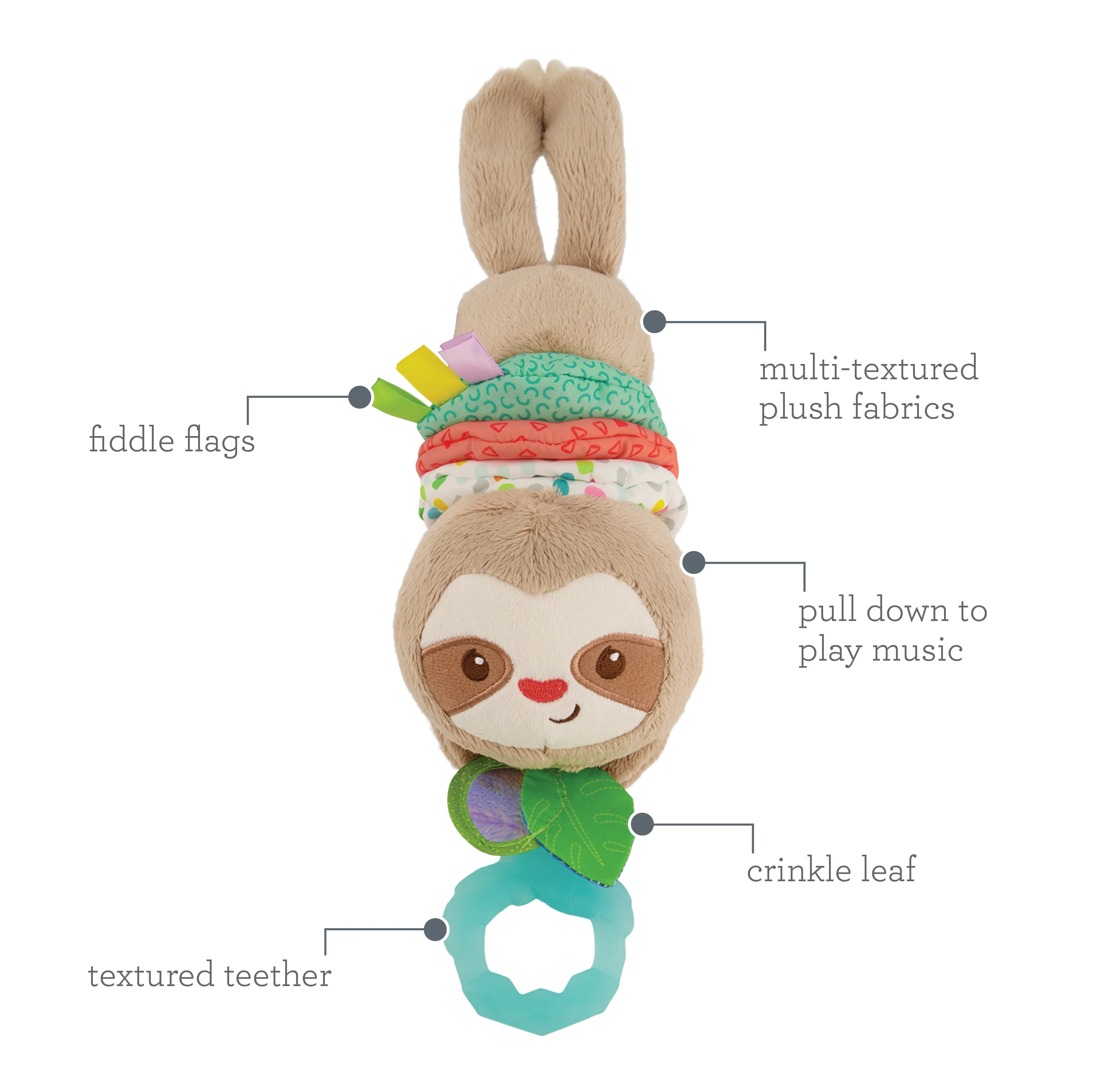 Music & Motion Pulldown Sloth™ - Image 5