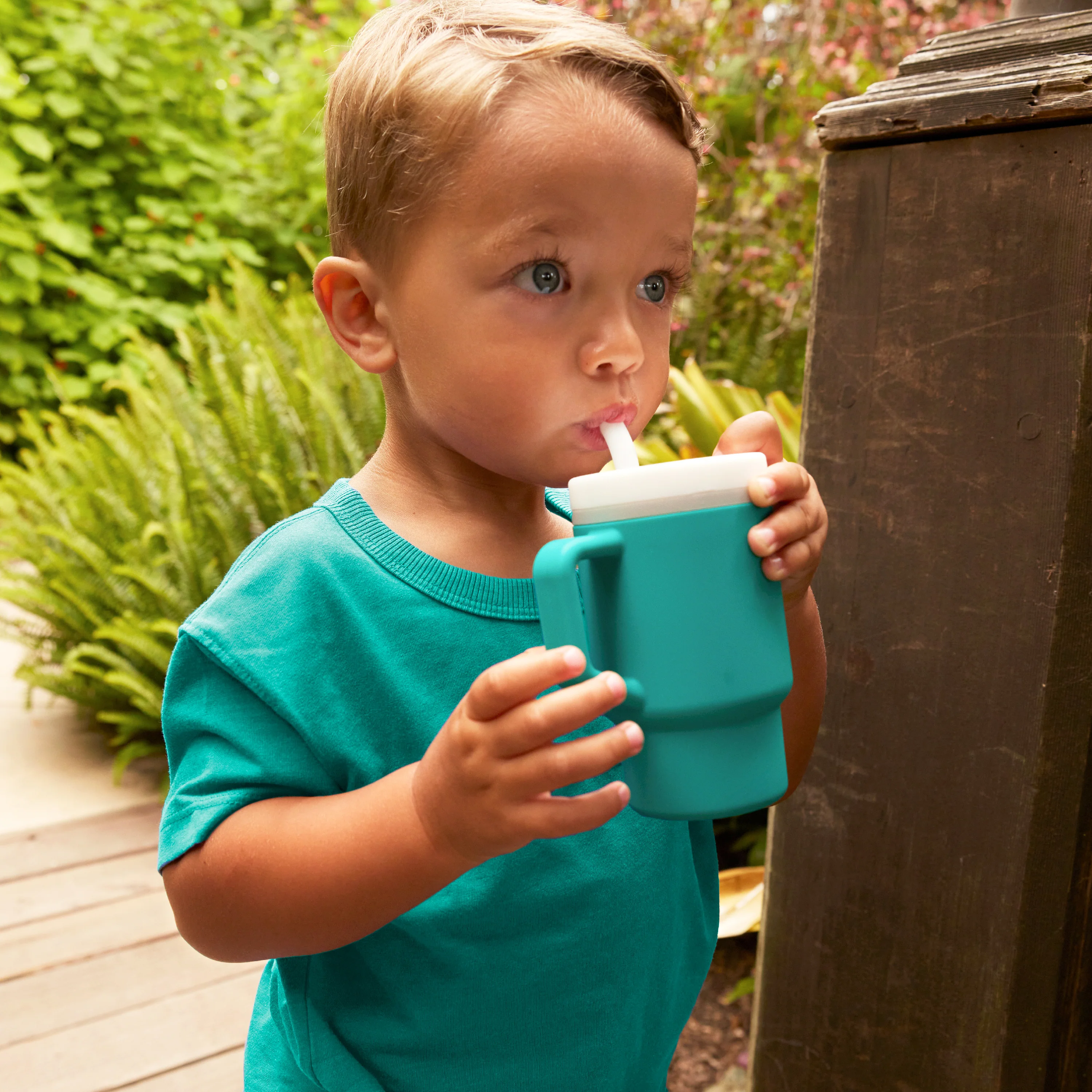 My 1st Tumbler™ Silicone 9oz - Aqua - Image 8