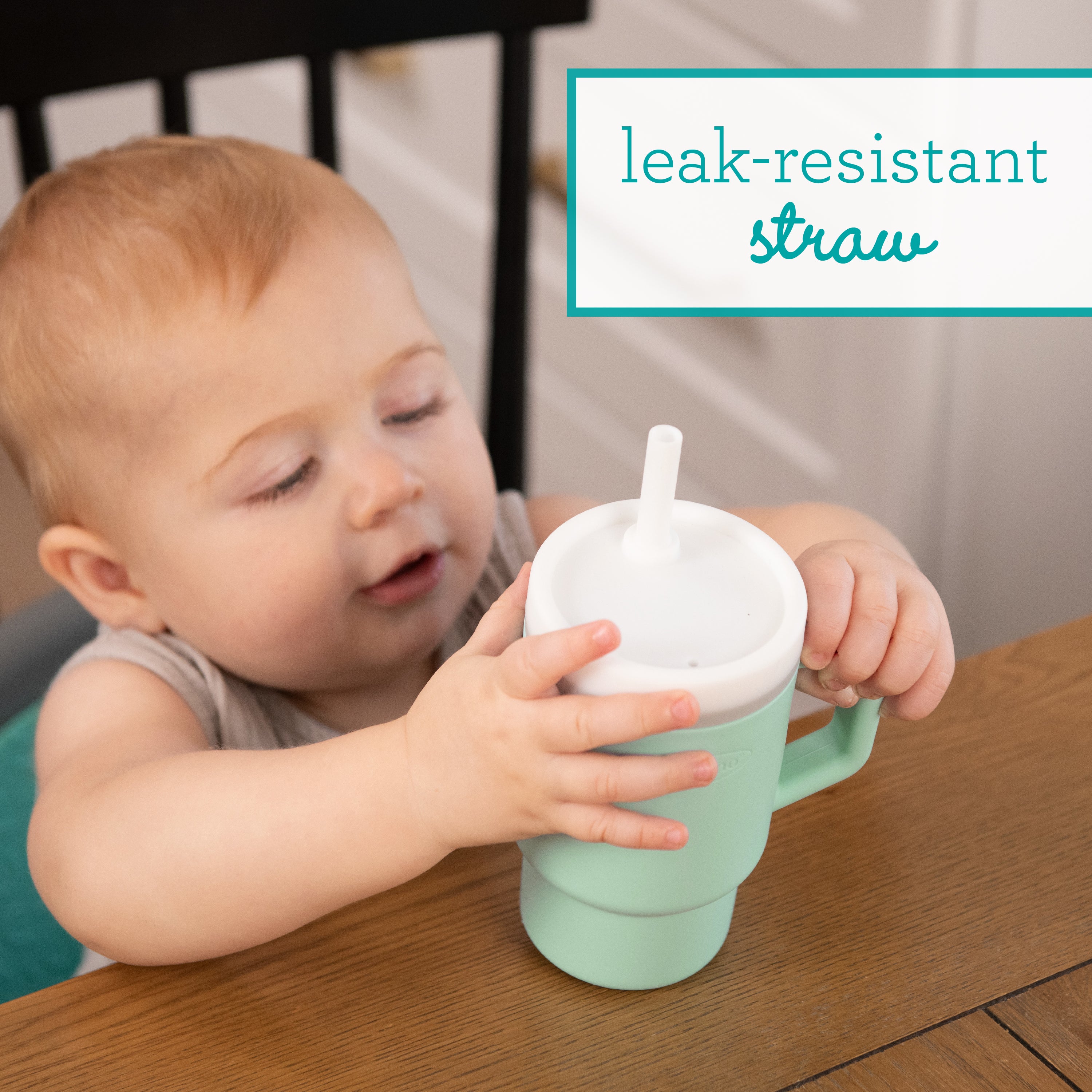 My 1st Tumbler™ Silicone 9oz - Cool Mint - Image 3