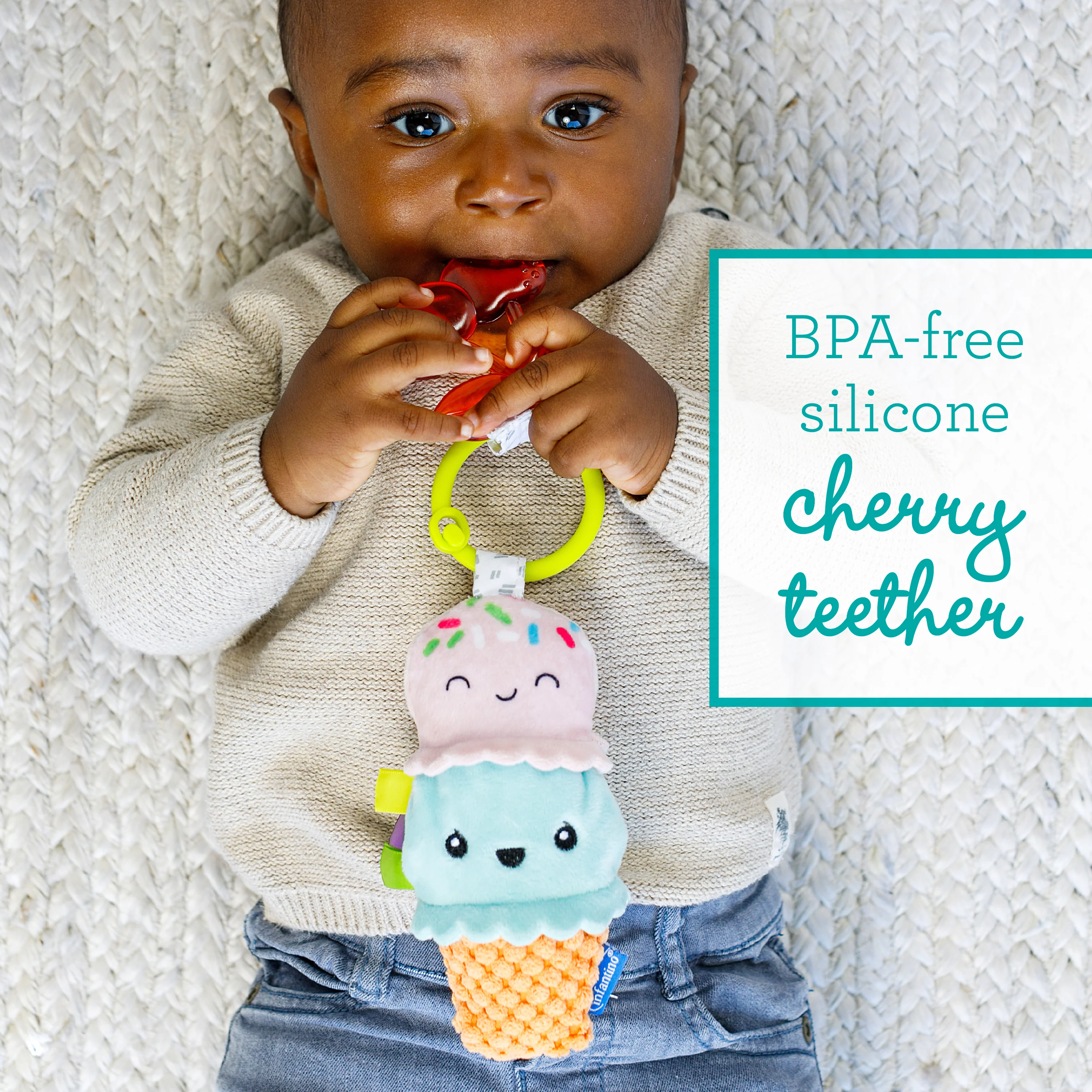 Plushy Pal & Teether Ice Cream - Image 3