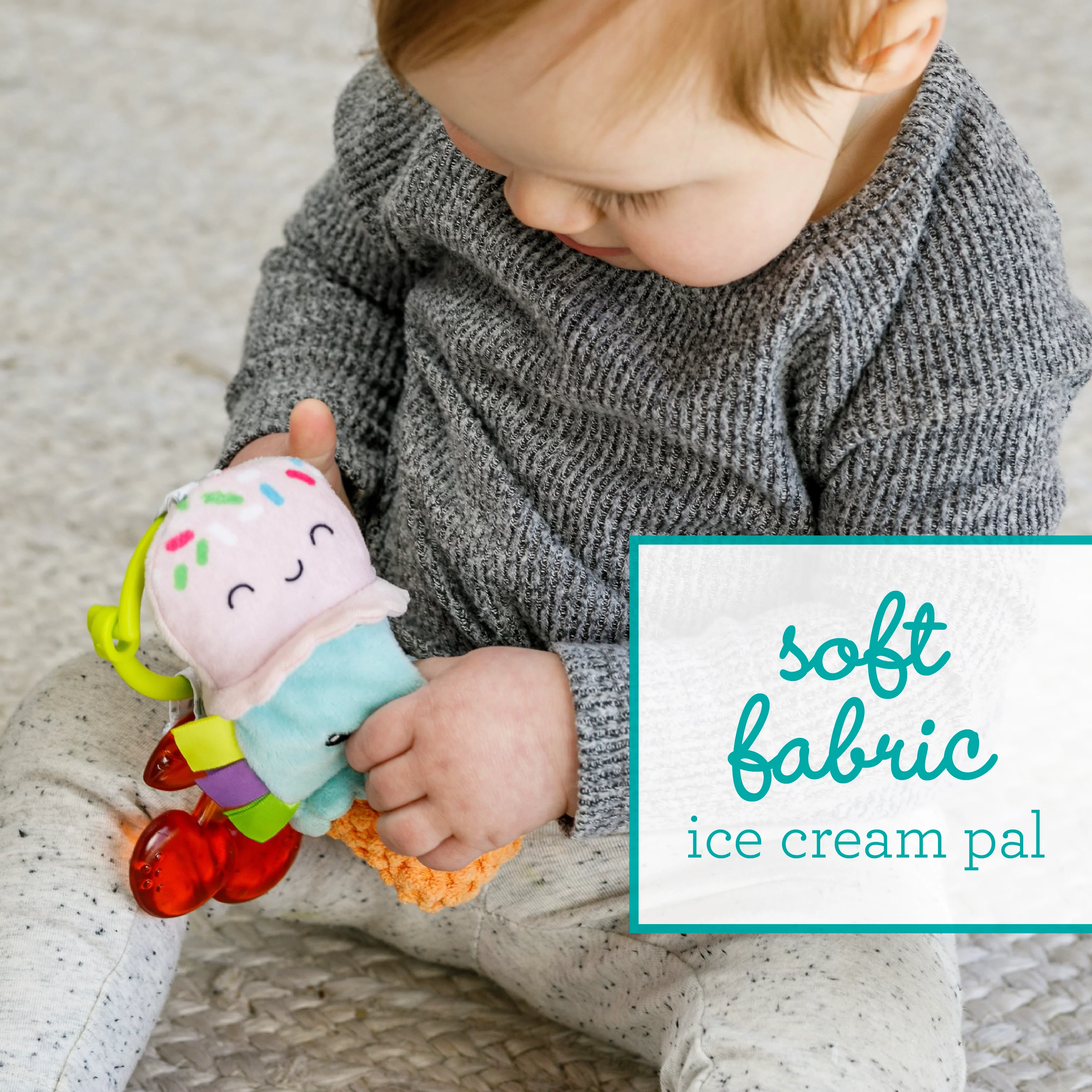 Plushy Pal & Teether Ice Cream - Image 4