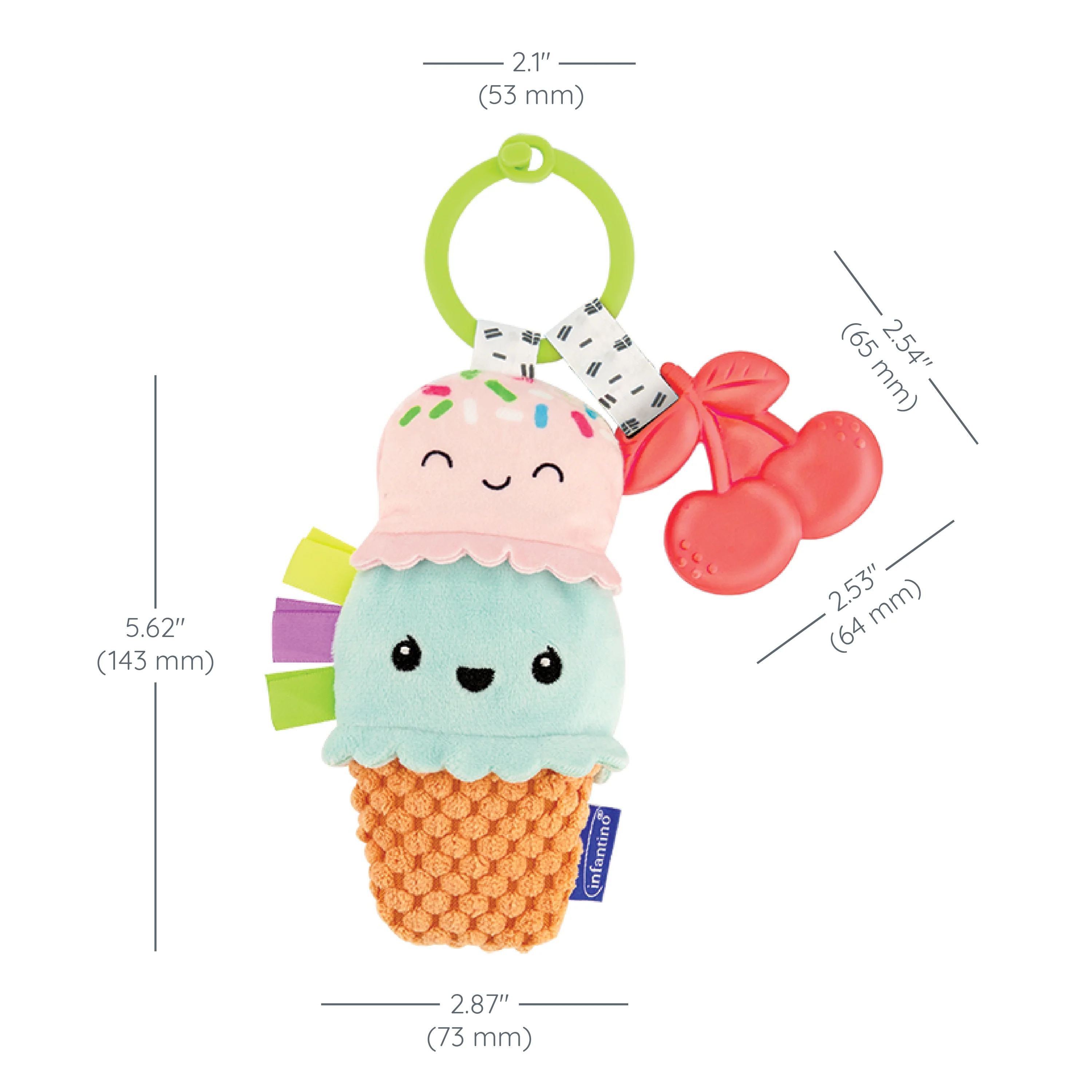 Plushy Pal & Teether Ice Cream - Image 6