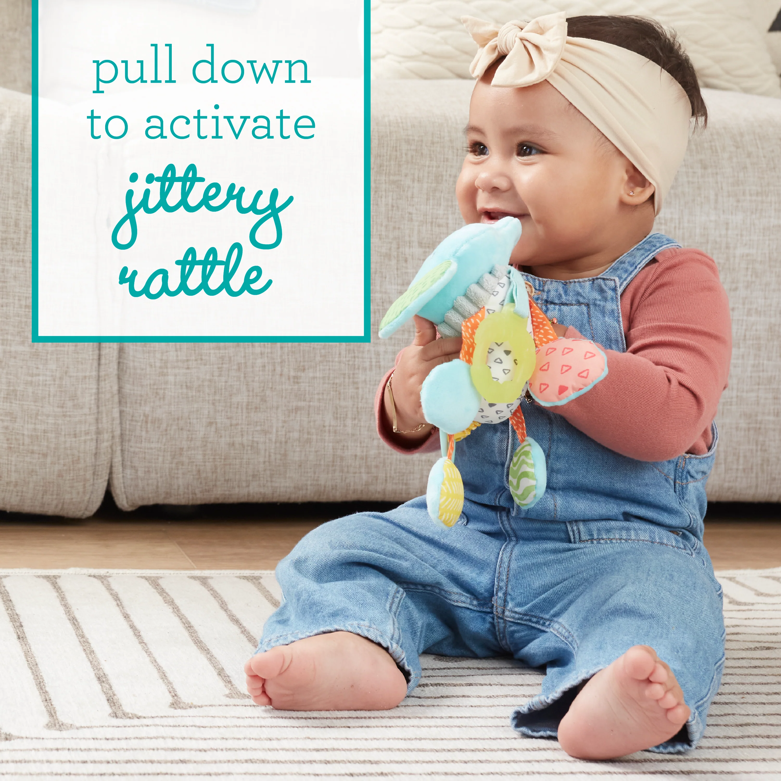 Pull & Shake Jittery Pal™ - Elephant - Image 4