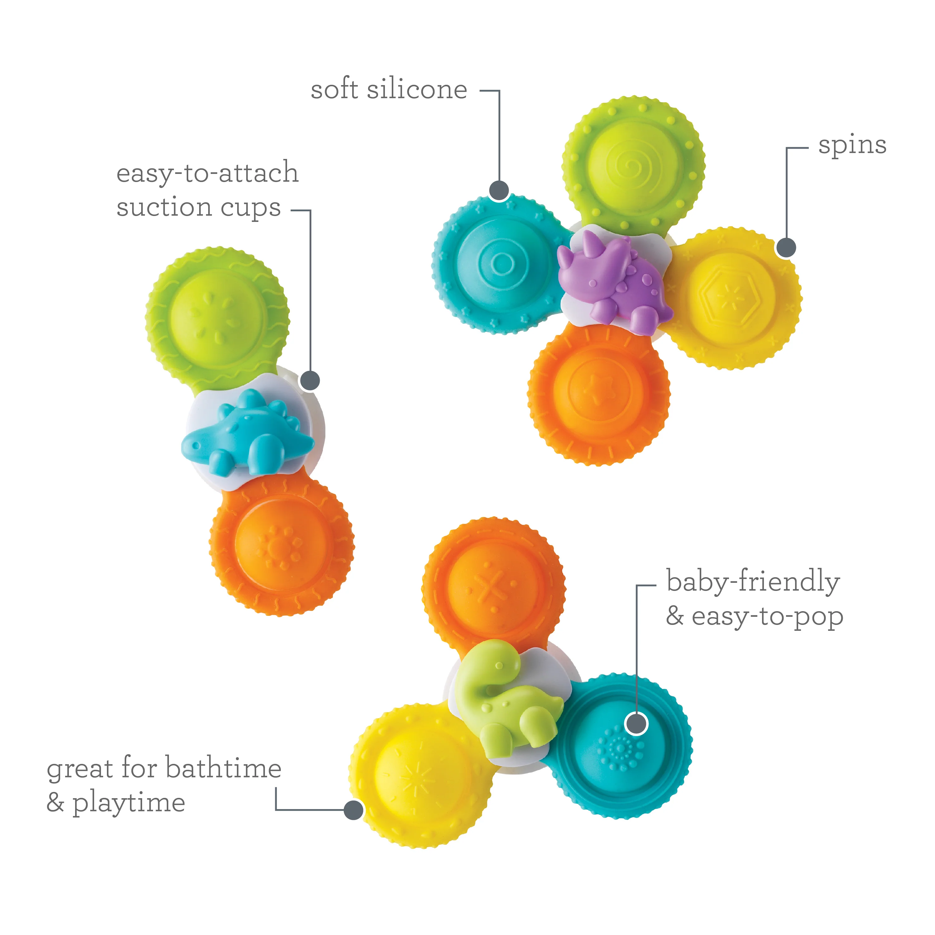 Silicone Bath Pop Spinners - Image 5