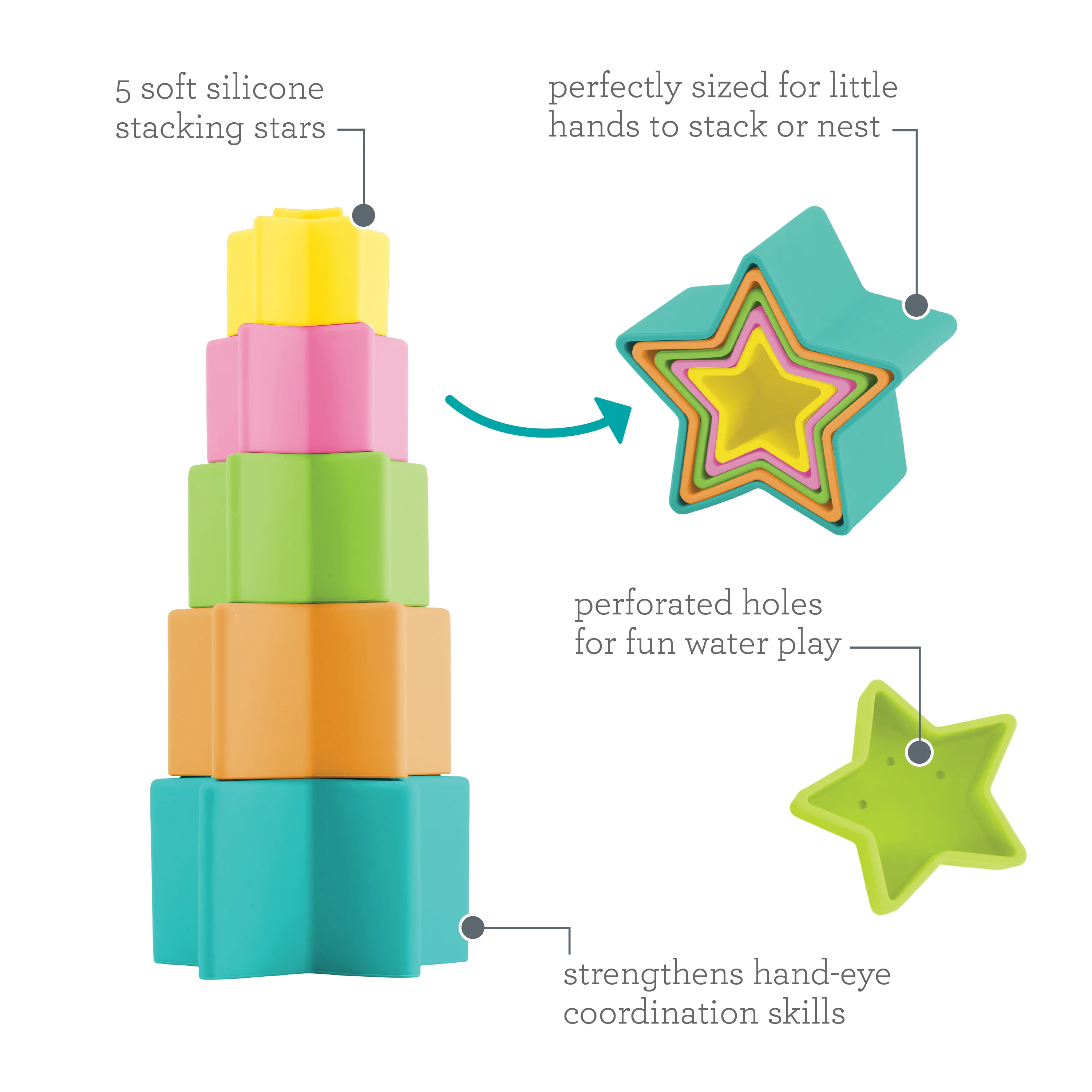 Simply Silicone Stacking Stars - Image 5
