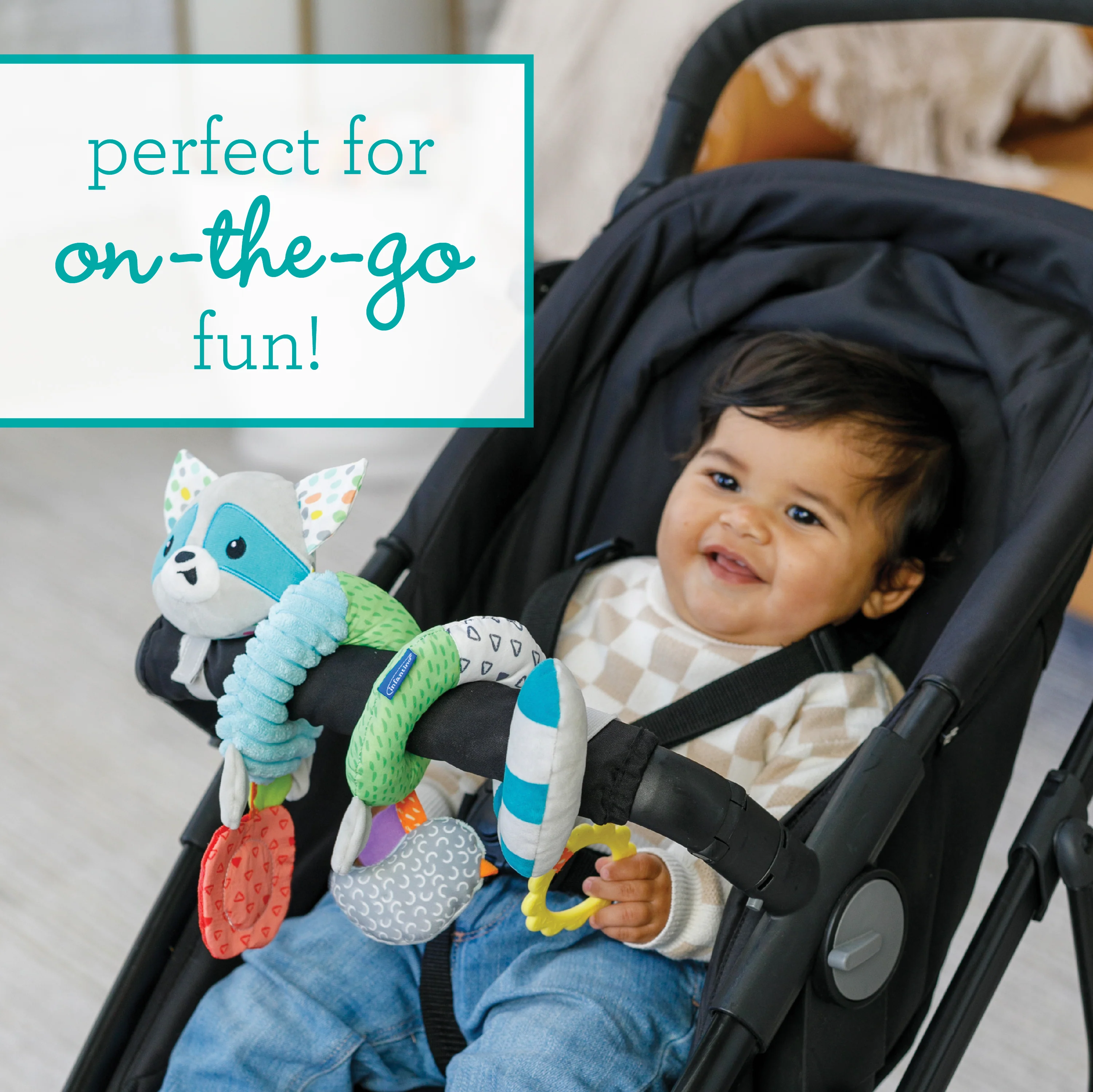 Spiral Activity Toy Raccoon - Image 3