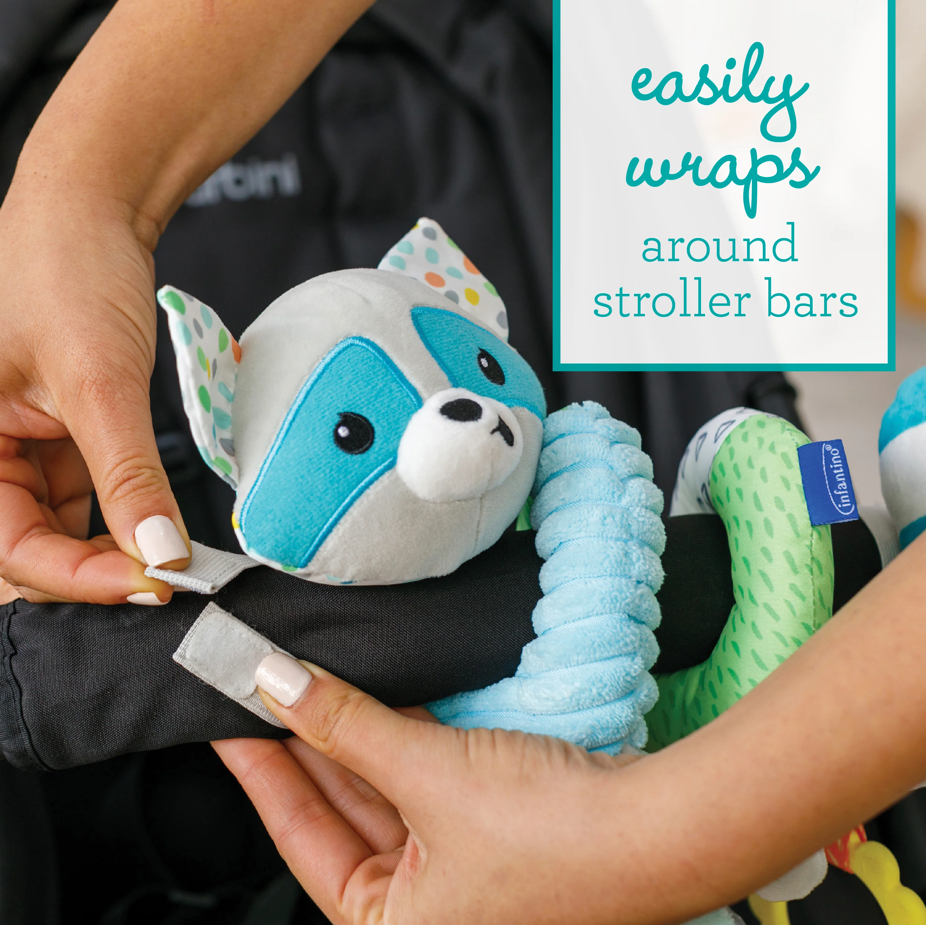 Spiral Activity Toy Raccoon - Image 5