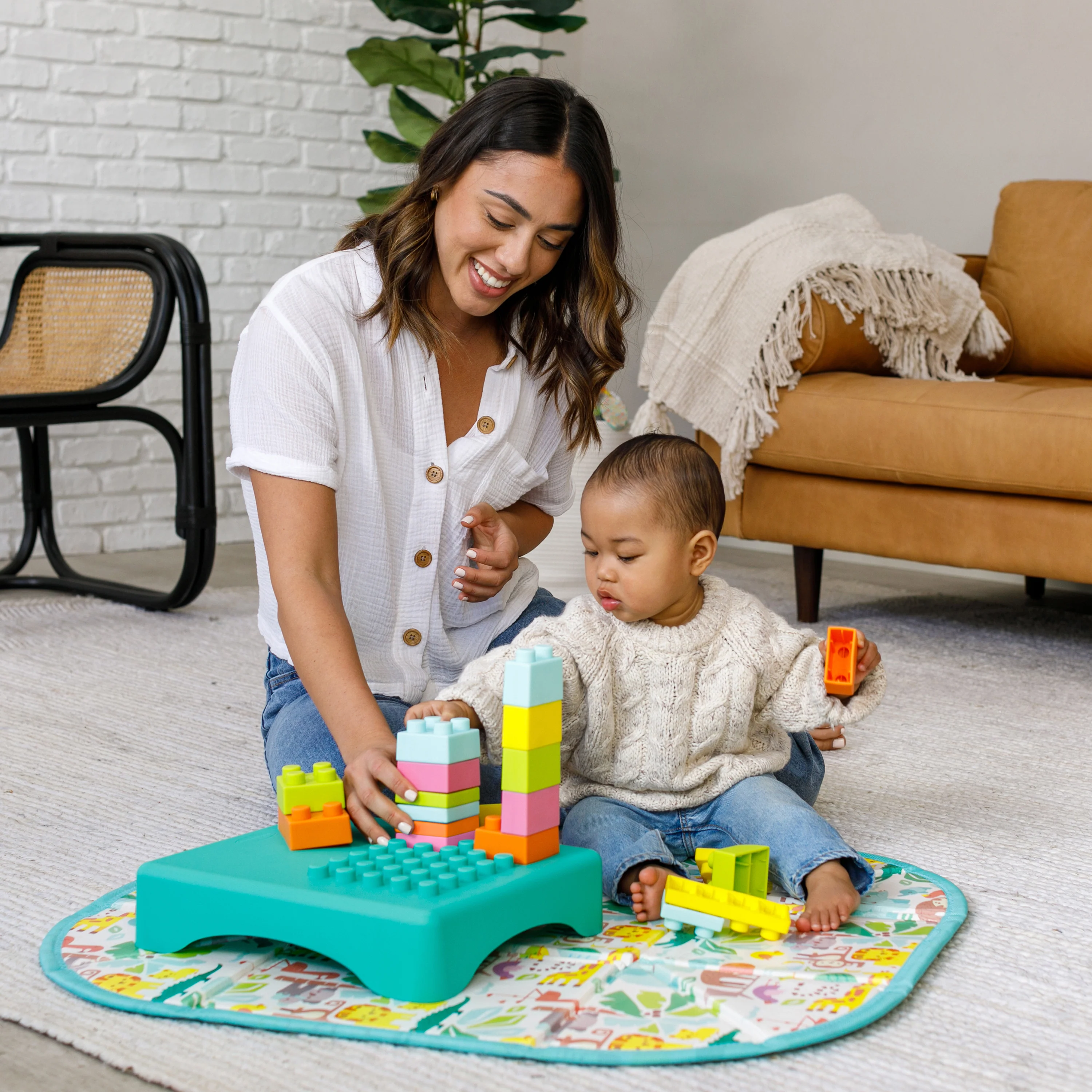 Super Soft 1st Building Blocks Activity Station - Image 10