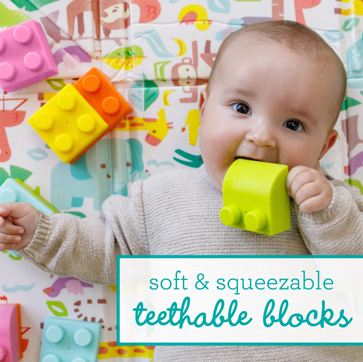 Super Soft 1st Building Blocks Activity Station - Image 7