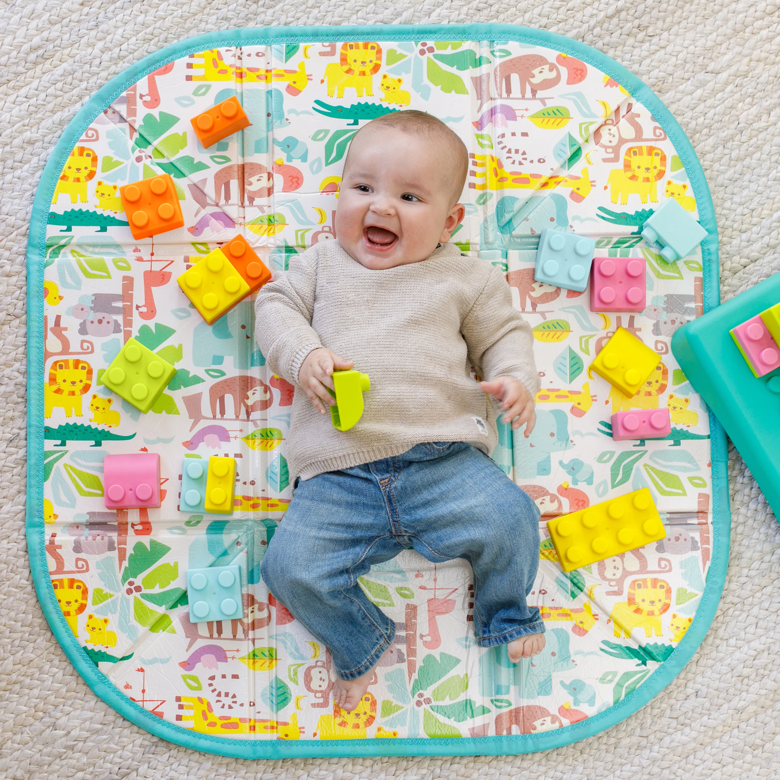Super Soft 1st Building Blocks Activity Station - Image 9